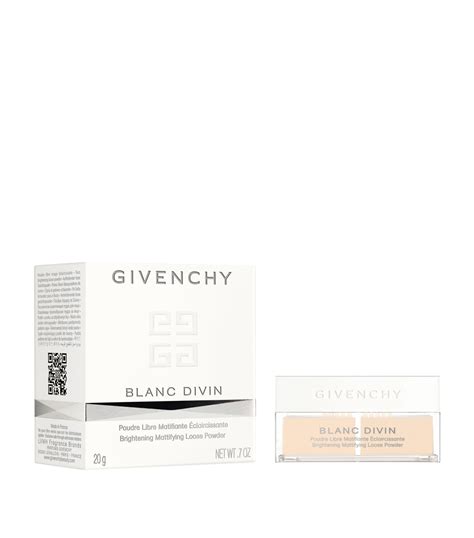 givenchy blanc divin brightening mattifying loose powder|Blanc Divin .